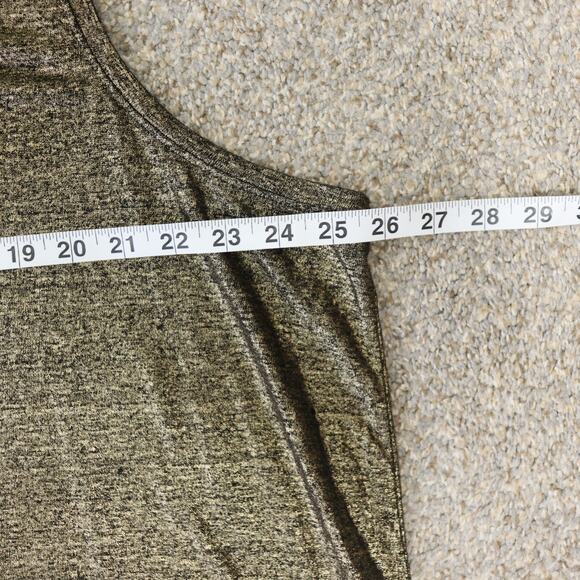 Eileen Fisher Tank Top Plus 3X Gold Organic Linen - Picture 6 of 8